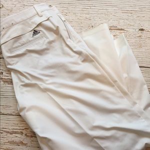 White Adidas Men Golf Pants⛳️