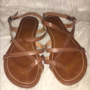 Brown sandals