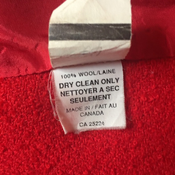 Vintage Red Wool Jacket - Picture 6 of 7