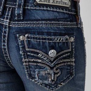 Rock Revival designer denim jeans "raven" skinny
