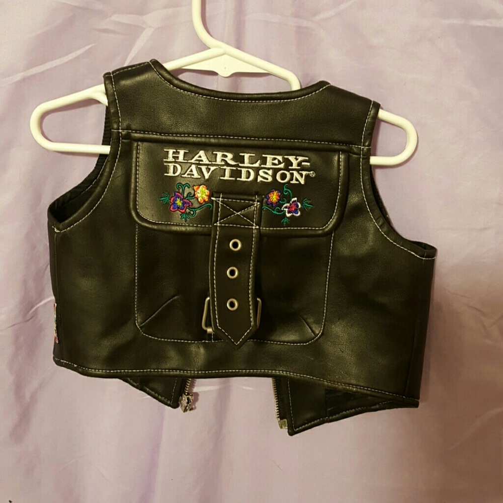 Rare vintage Children's harley davidson vest