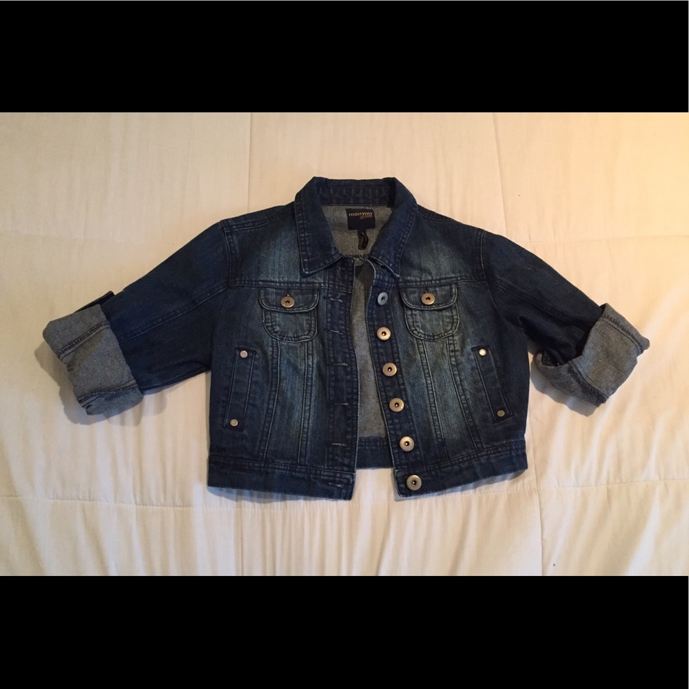 Cropped Denim Jacket