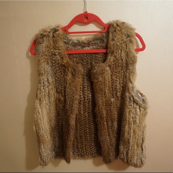 525 America Jackets & Blazers - 100% Rabbit Fur Vest by 525 America