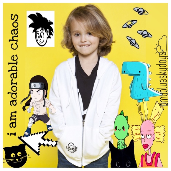 βπΌοΈππI am chaos unisex toddler hoodieππ - Picture 3 of 5