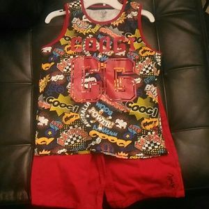 Coogi tank top and shorts set