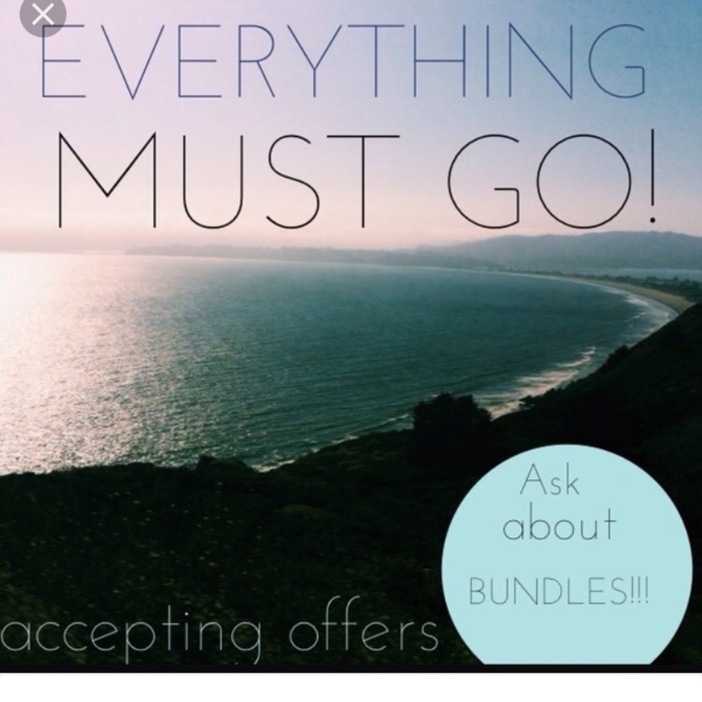 Everything must go!!!!
