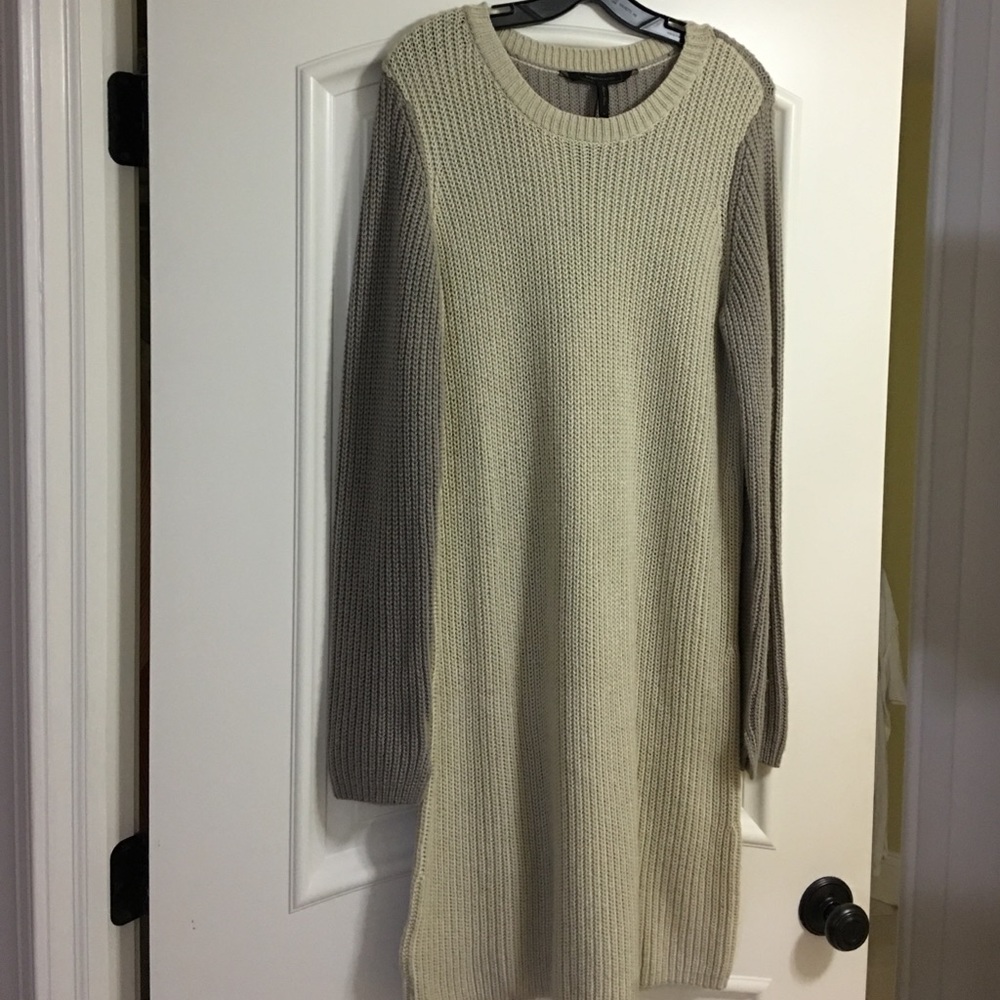 SALE BCBGMaxazria Nylah Asymmetrical Sweater Dress