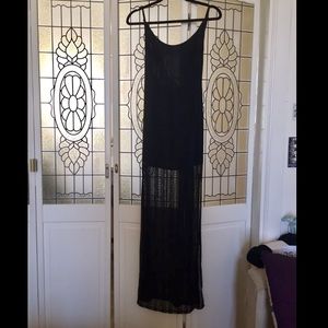 Tobi black mini/maxi dress