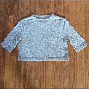 UNIF short sleeve gray crop top size S