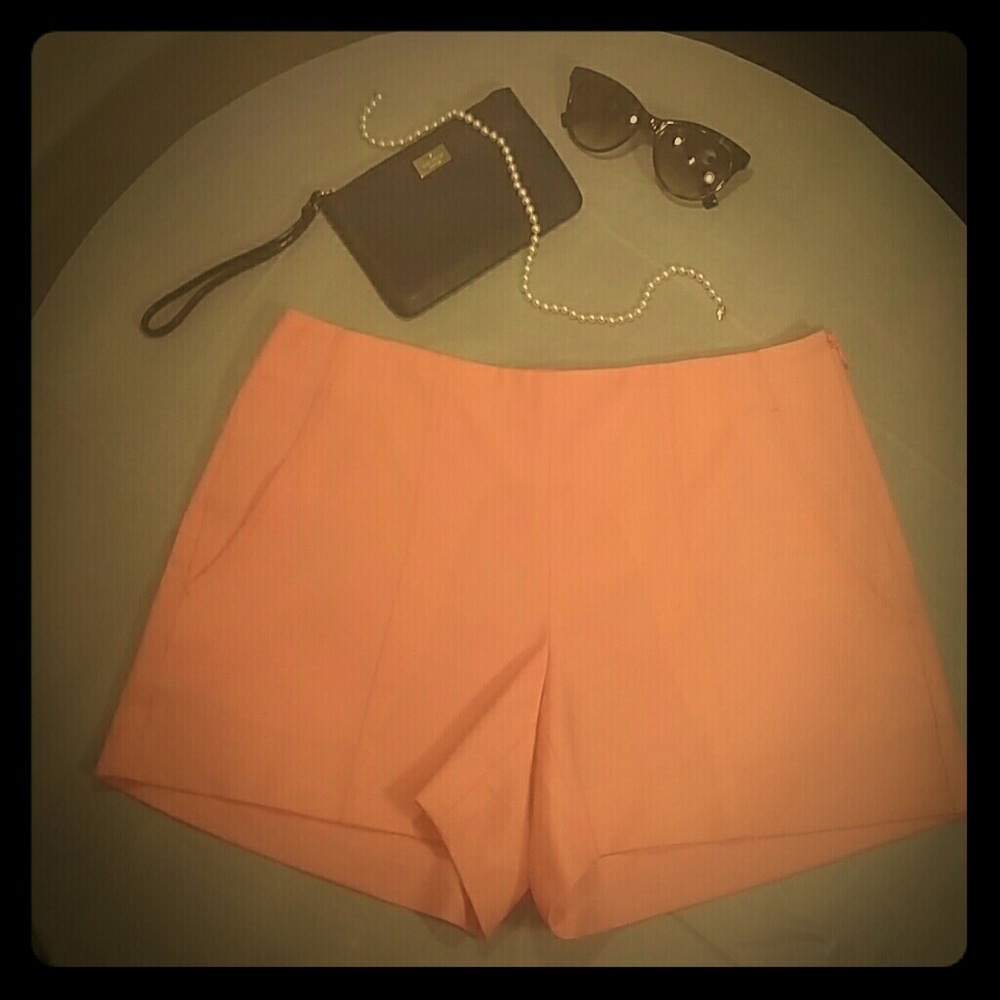 Theory Perfect Pink Shorts