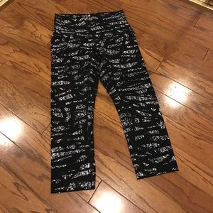 ****HOLD***High Rise Lululemon Capri @adickerson4