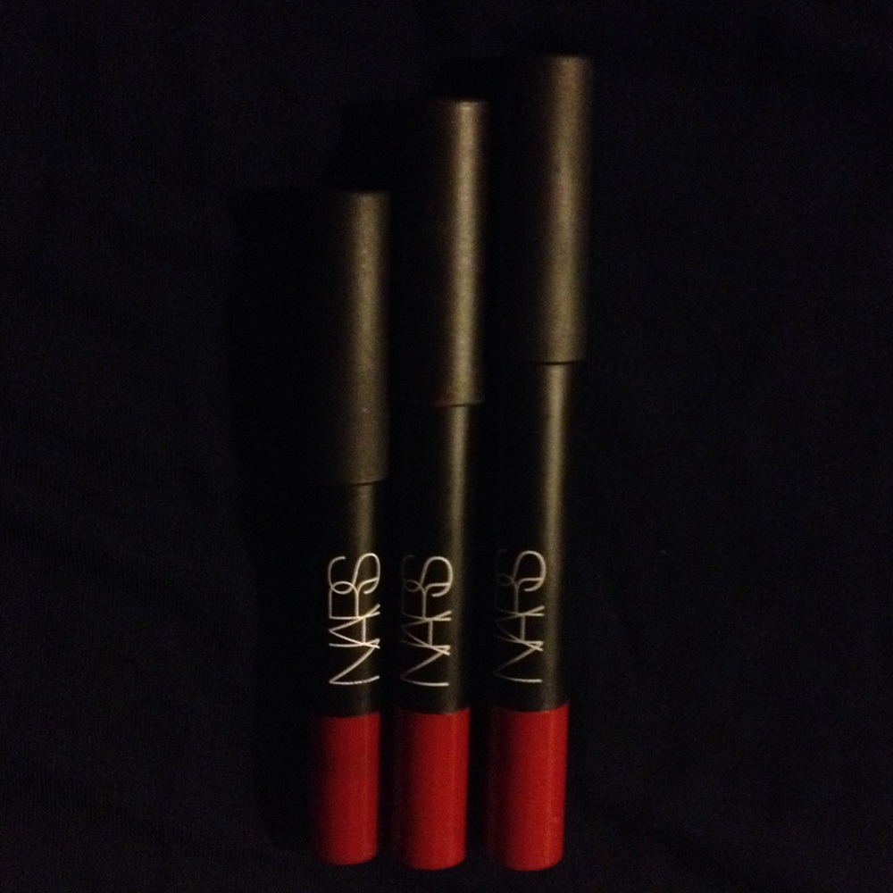 Lot of 3 Nars velvet matte lip pencils Cruella