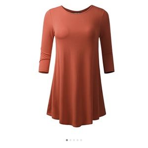 Dusty rose soft tunic