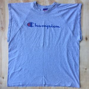 Vintage champion sleeveless gym shirt tank top XL