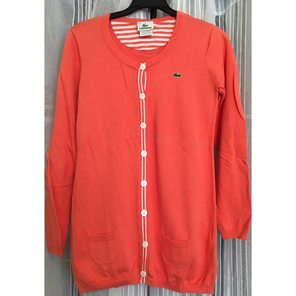 LACOSTE women's cardigan size 40