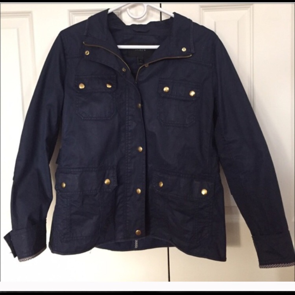 JCrew field jacket - medium , navy