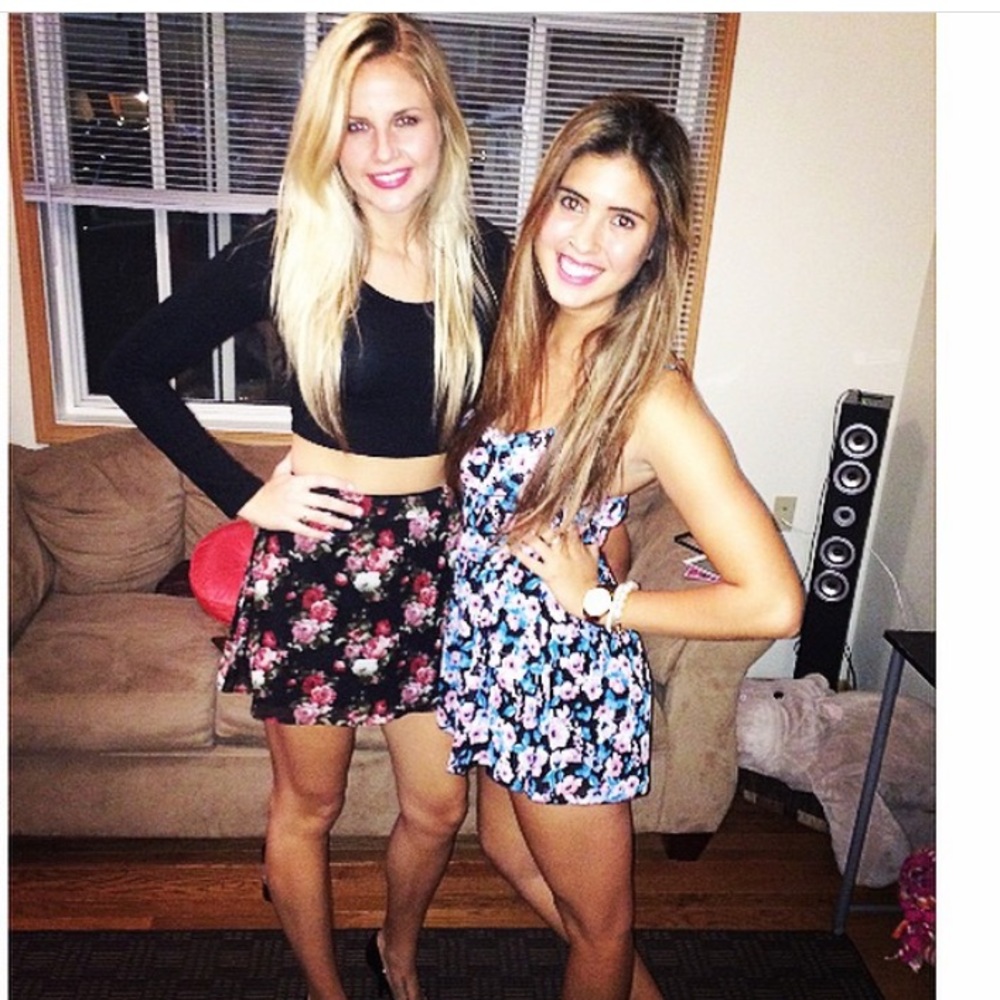 TOBI floral skirt