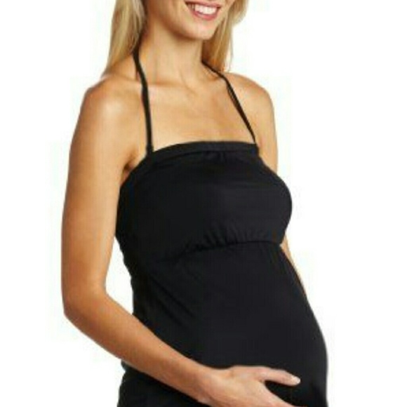 64 off Prego Maternity Other Maternity Tankini Swimsuit Strapless L Prego NEW from Lauren's