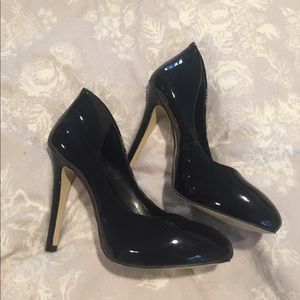 BCBGeneration black patent pumps