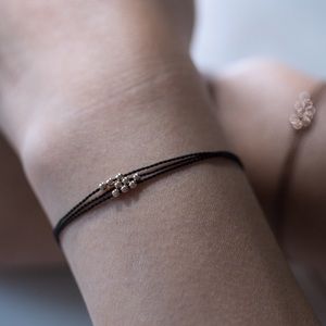 Rose gold friendship bracelet