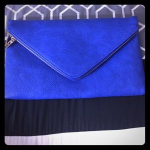 Royal blue clutch