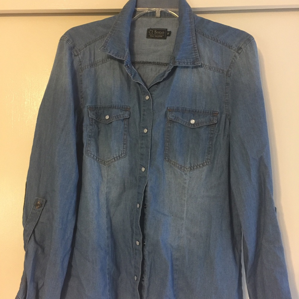 Denim long sleeve