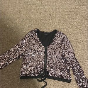 Gap sequin track jacket