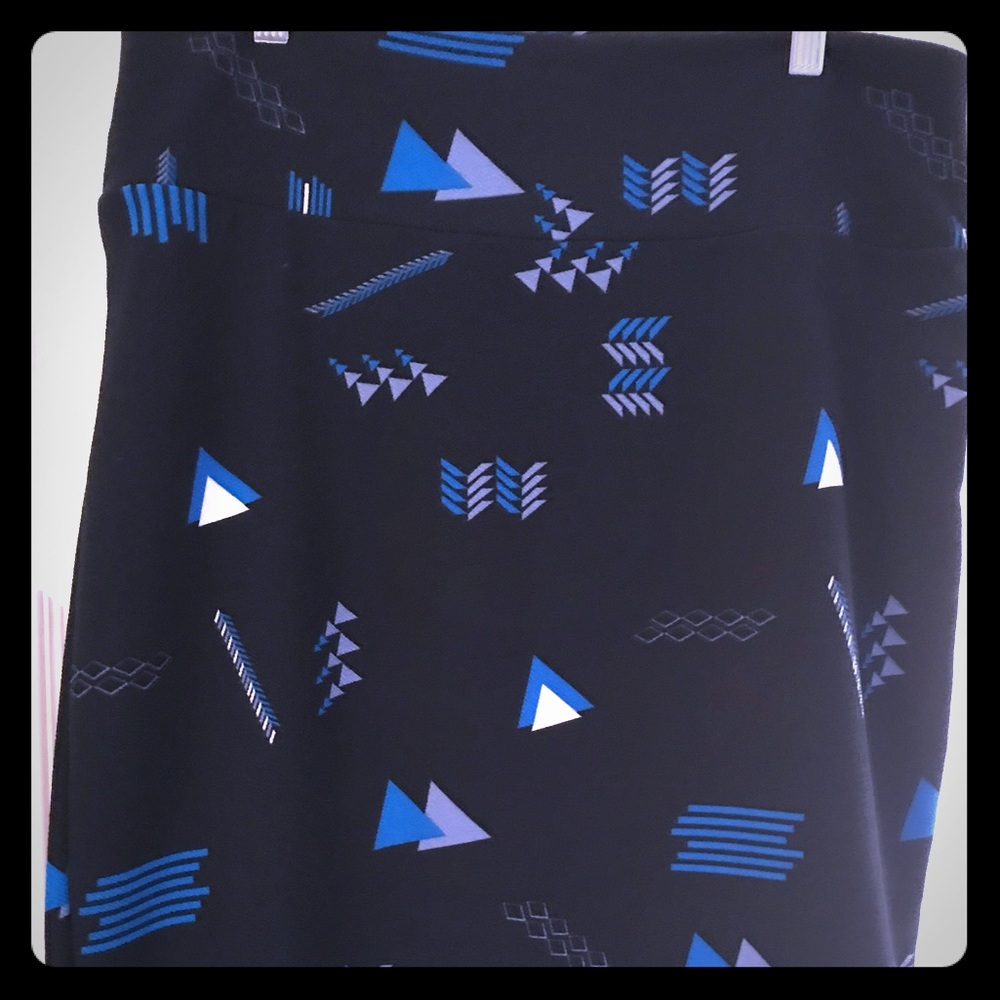 Navy Aztec Cassie skirt