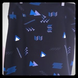 Navy Aztec Cassie skirt