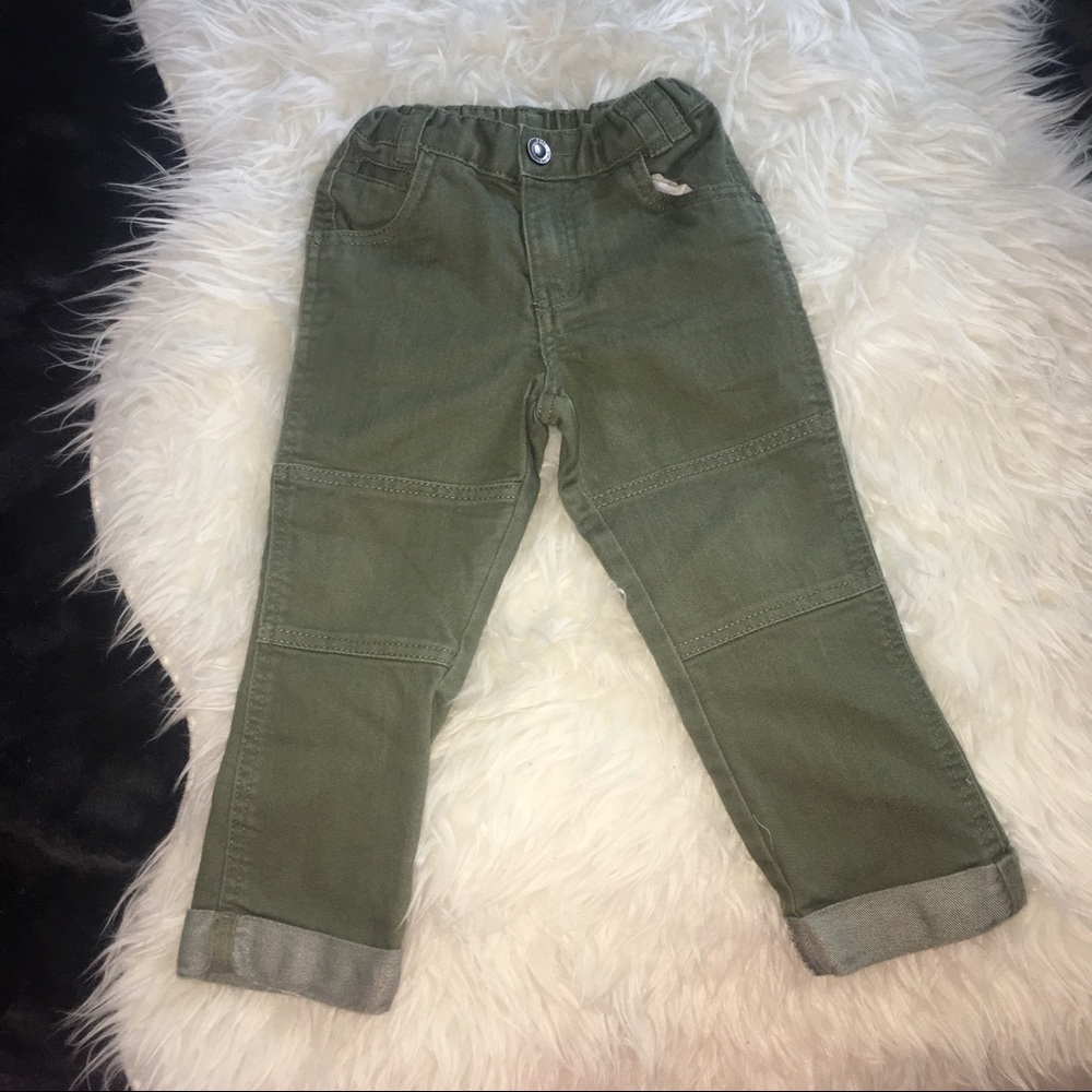 OshKosh genuine kids army green cuffed pants