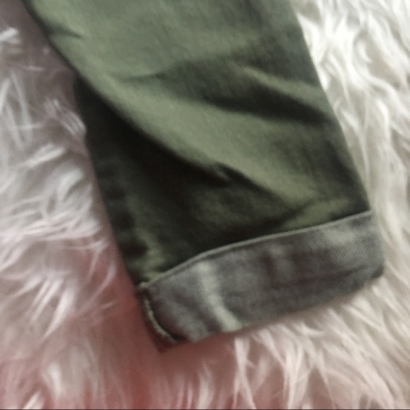 OshKosh genuine kids army green cuffed pants - Picture 6 of 7