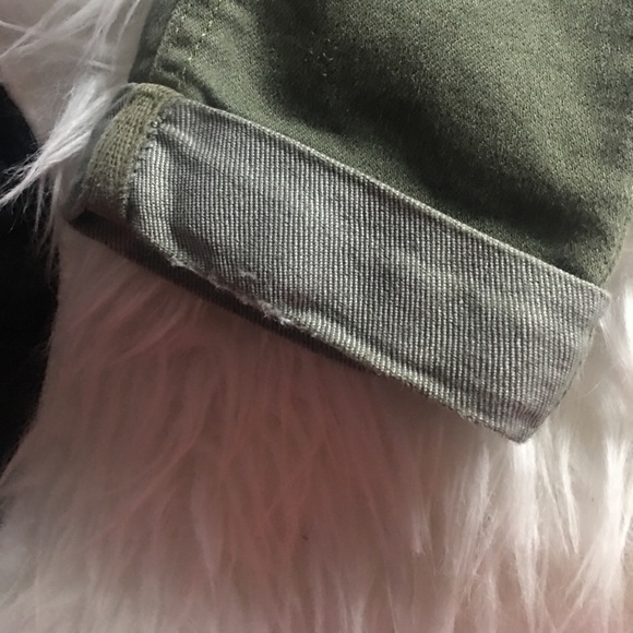 OshKosh genuine kids army green cuffed pants - Picture 7 of 7