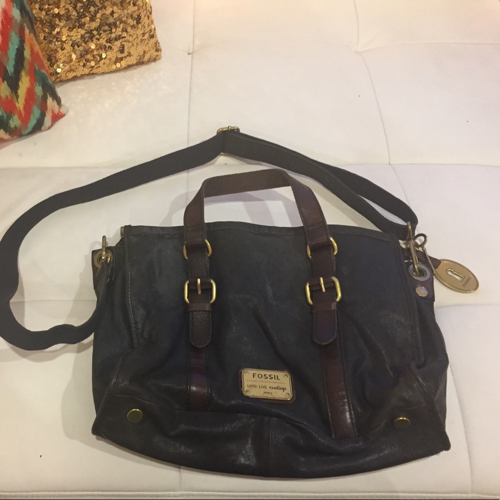Fossil | Leather | black leather | gently used