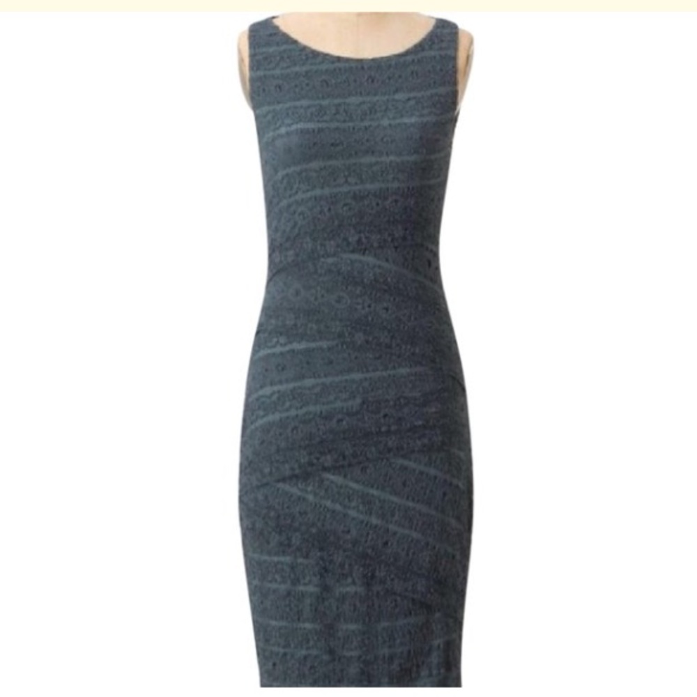 Anthropologie Bailey 44 Column dress in TEAL