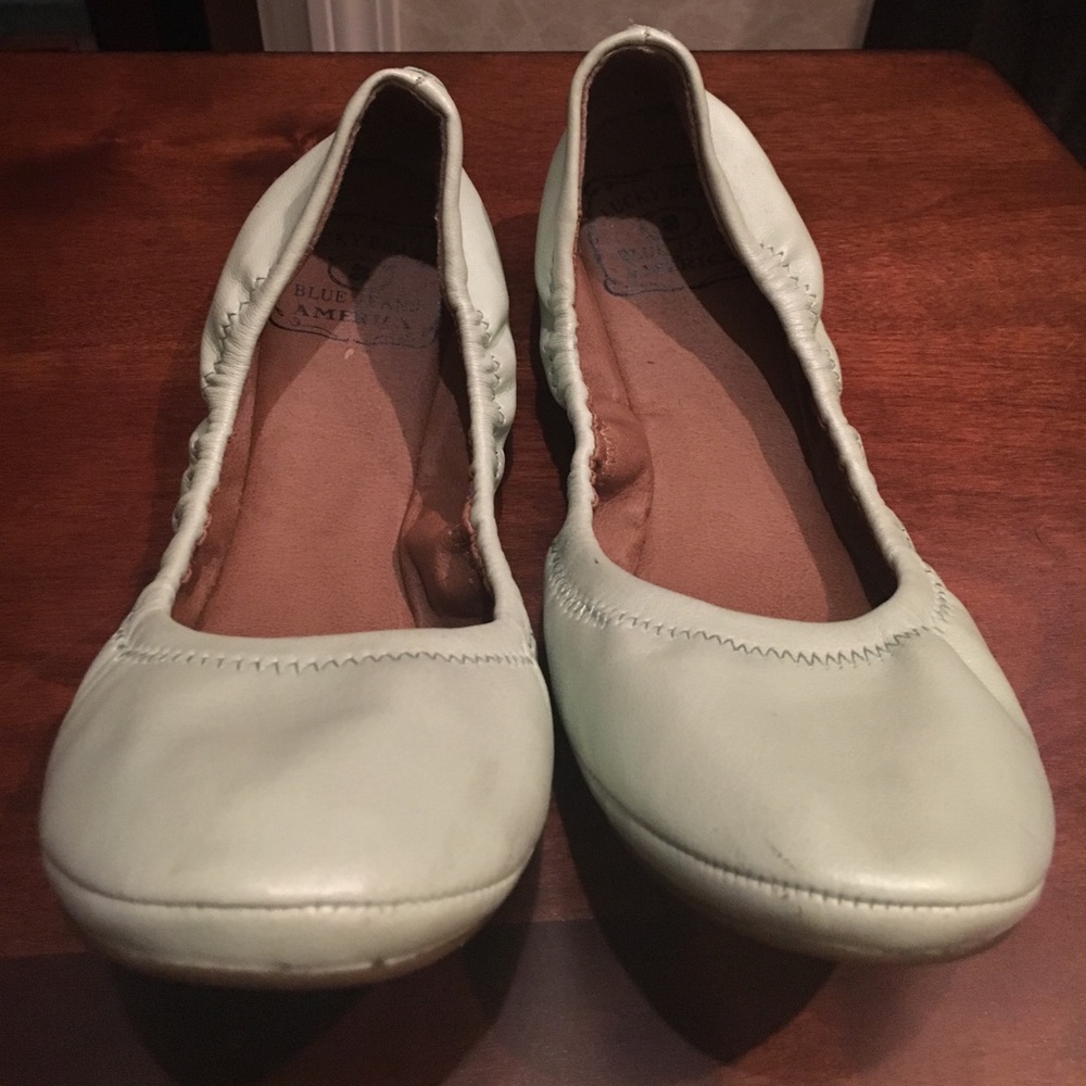 Lucky Brand mint colored flats