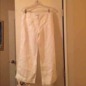 INC INTERNATIONAL CONCEPTS 6 petite white linen