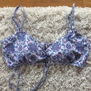 Pretty Pastel Print Bikini Top by LA Hearts