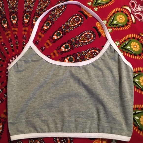 Great halter top size s.xs light grey - Picture 2 of 4