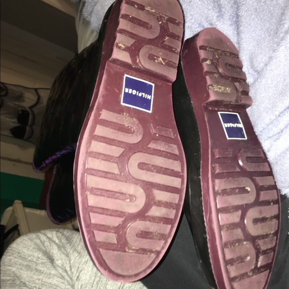 Tommy Hilfiger black shiny rain boots - Picture 3 of 4