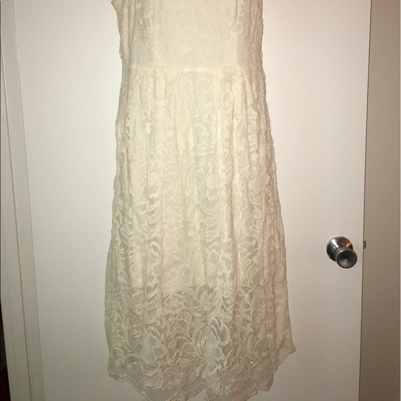 H&M Ivory Lace Dress (size 14) - Picture 3 of 8