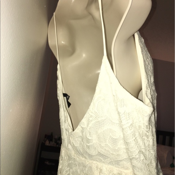 H&M Ivory Lace Dress (size 14) - Picture 8 of 8
