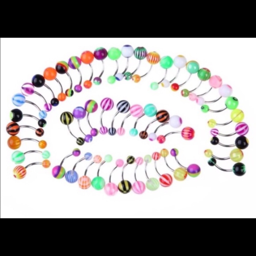 27 belly rings and contour palette FOR Olive