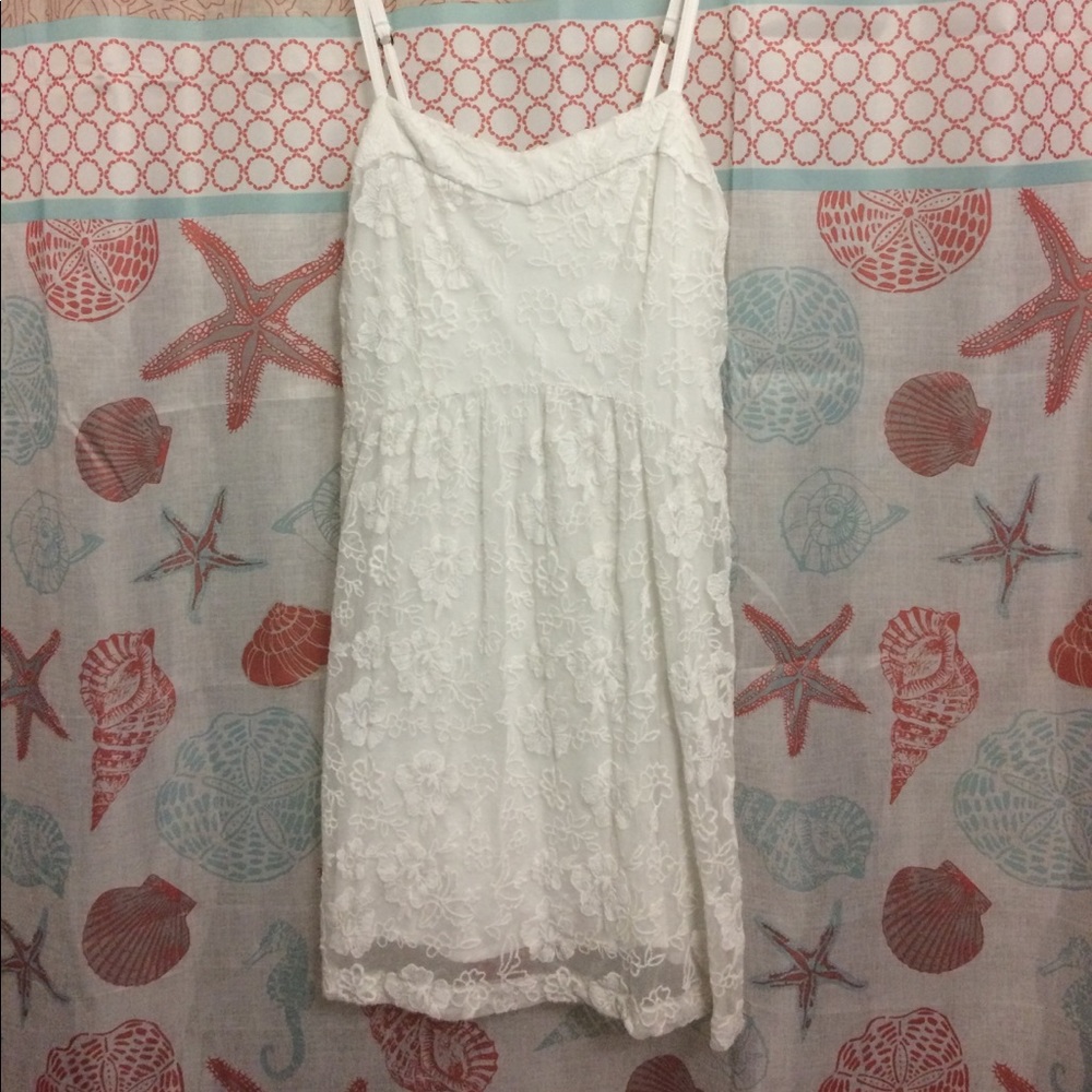 Abercrombie & Fitch white lace sundress.