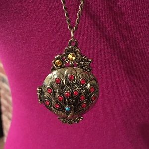 Peacock Locket