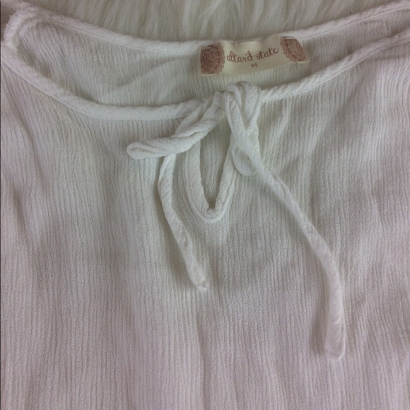 Altar'd State embroidered white long sleeve top - Picture 3 of 6