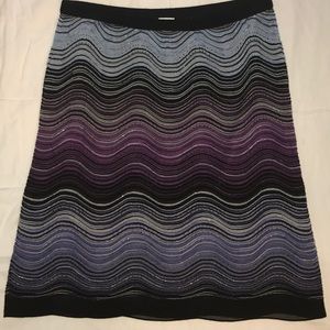 Missoni Knit wave skirt