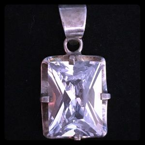 Sterling silver and Crystal pendent