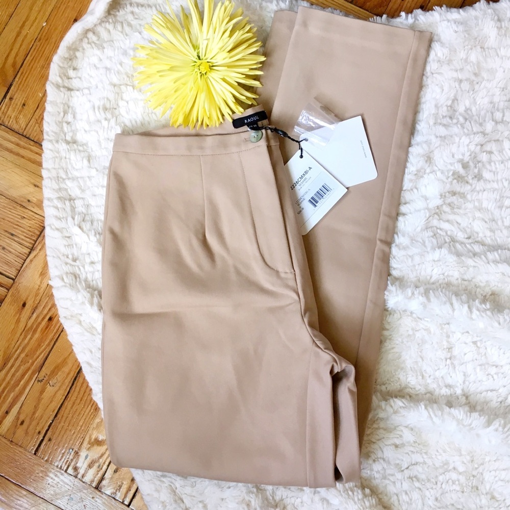 NWT Designer Raoul slim leg trouser