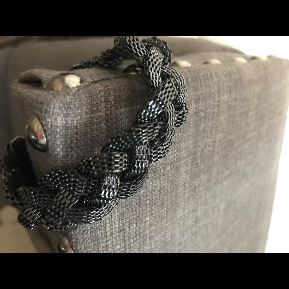 Pewter braided style bracelet