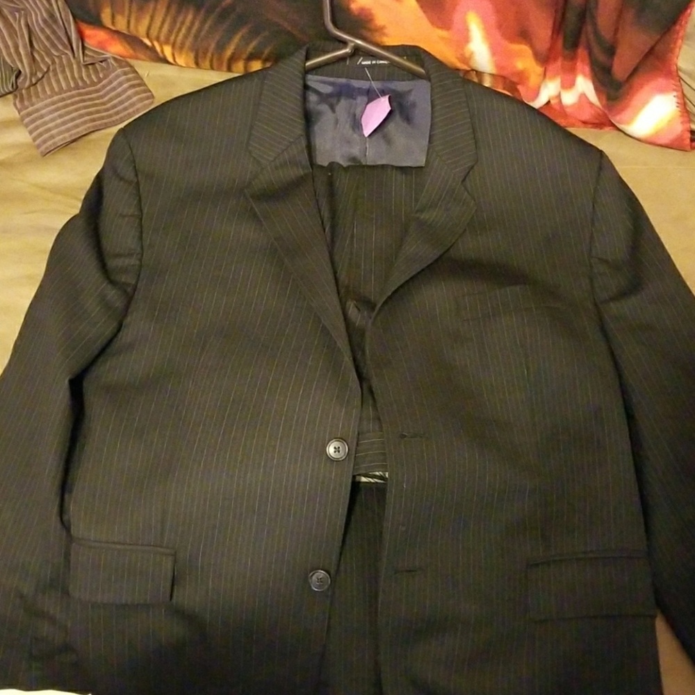 Calvin Klein 38reg coat,  34x30 pants